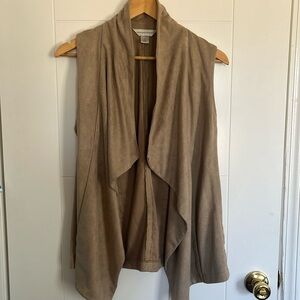 Leather Vest cardigan